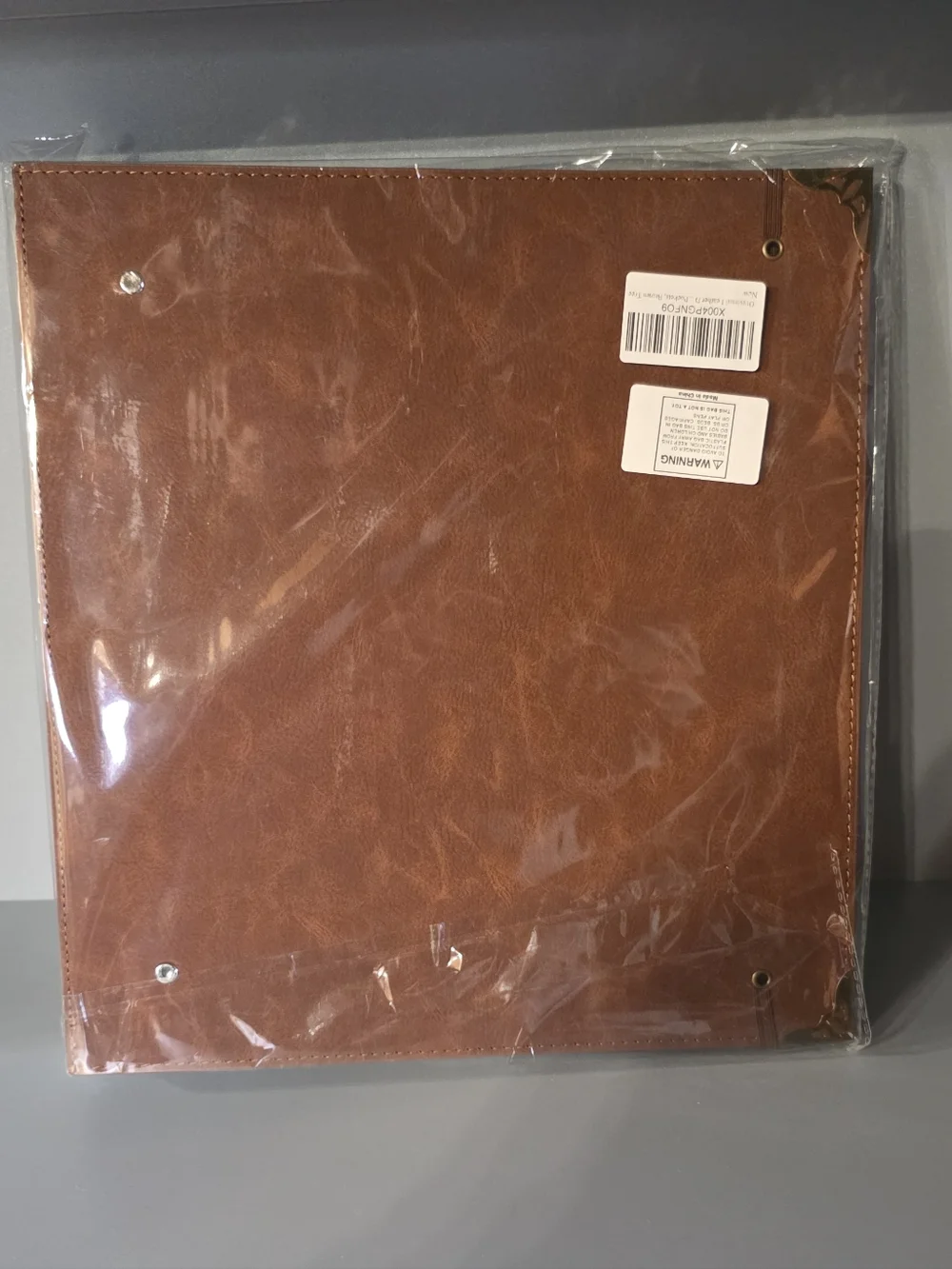 Tree of Life Leatherette Journal Binder - Brown